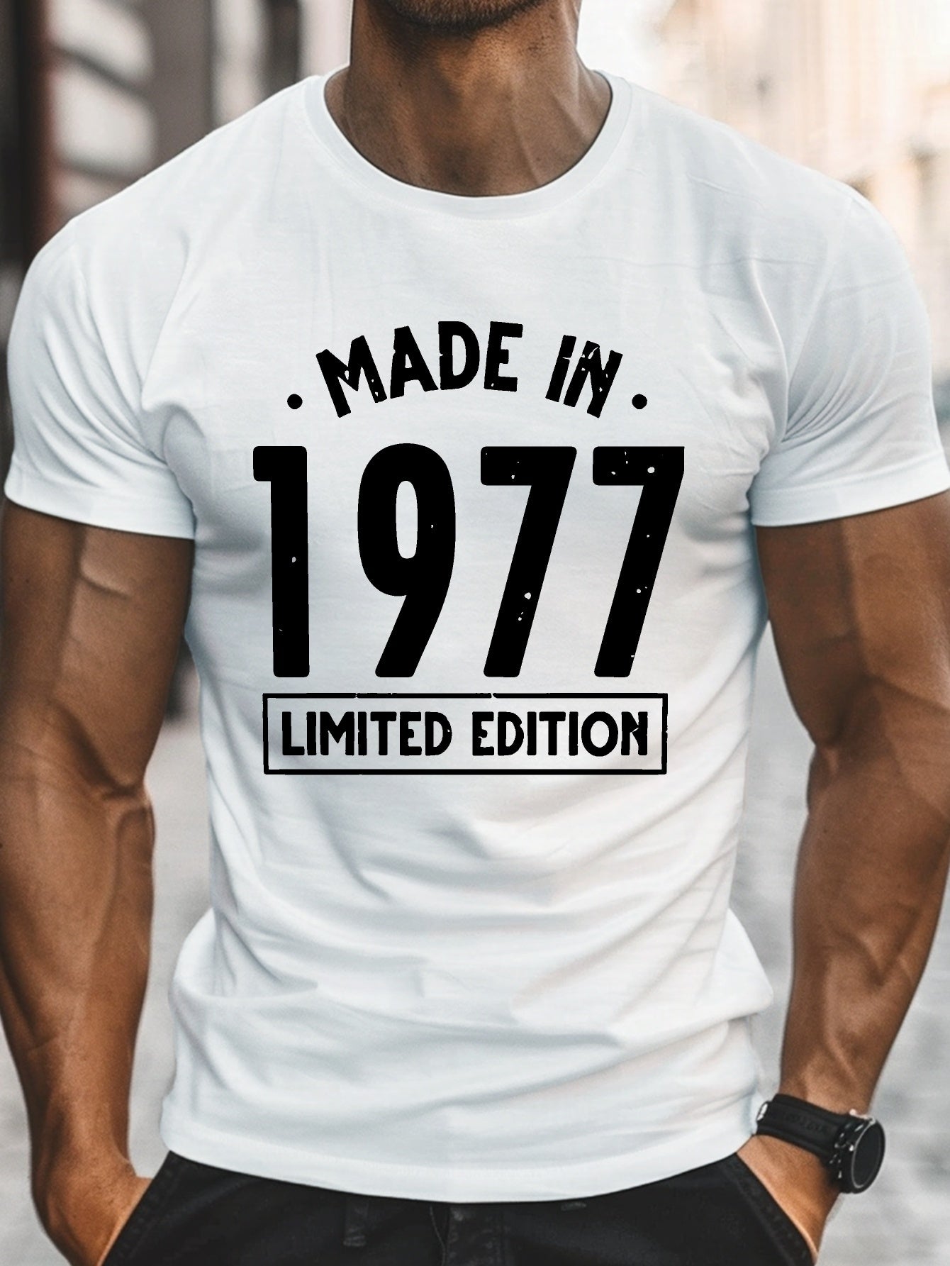 📅 MADE IN 1977 LIMITED EDITION Print T-Shirt 👕