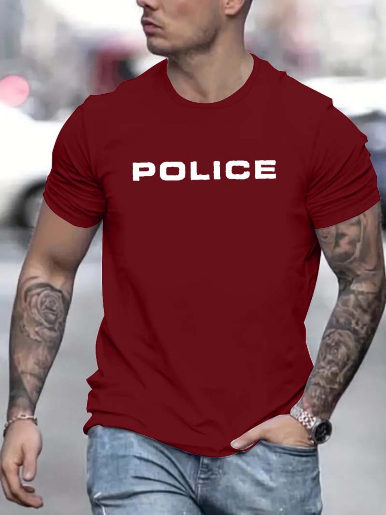 POLICE Print Tee