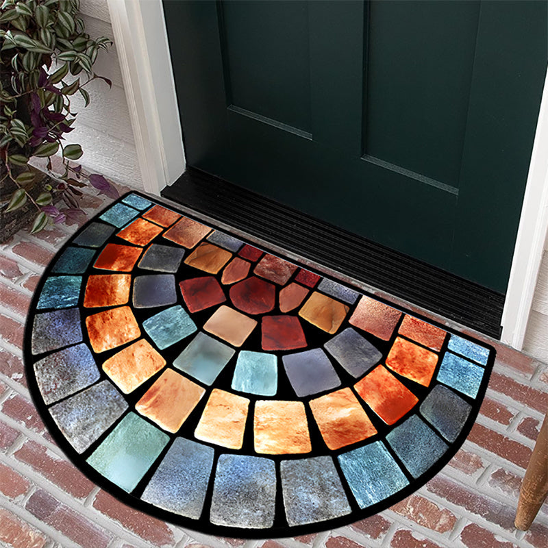 🎨 Stone Canvas: Artistic Print Door Mat 🏡