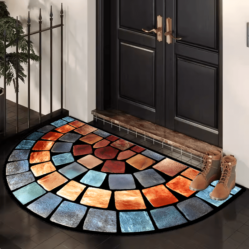 🎨 Stone Canvas: Artistic Print Door Mat 🏡