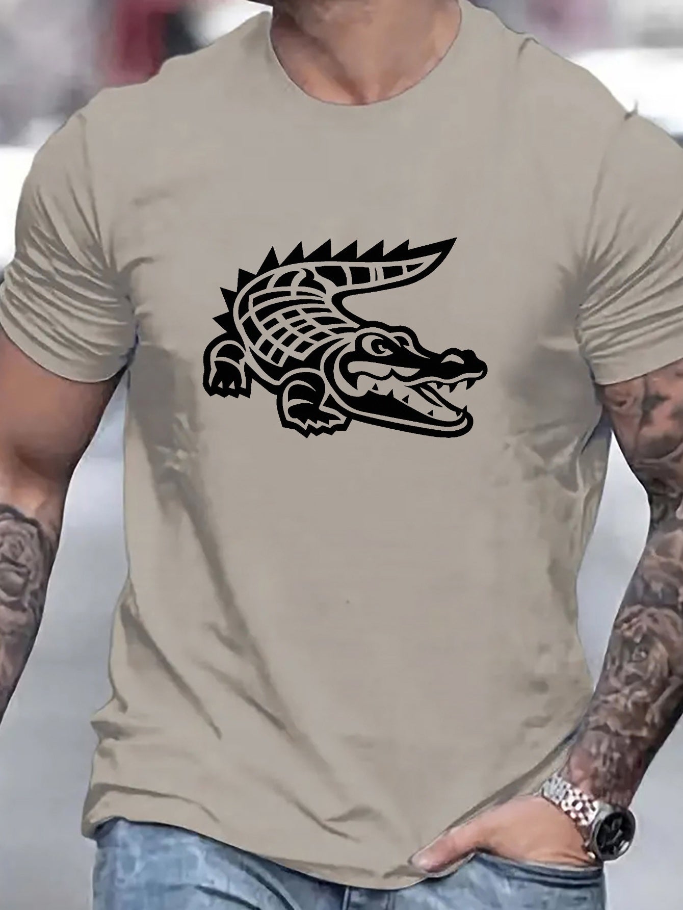 Tribal Crocodile Cool Tee 🐊