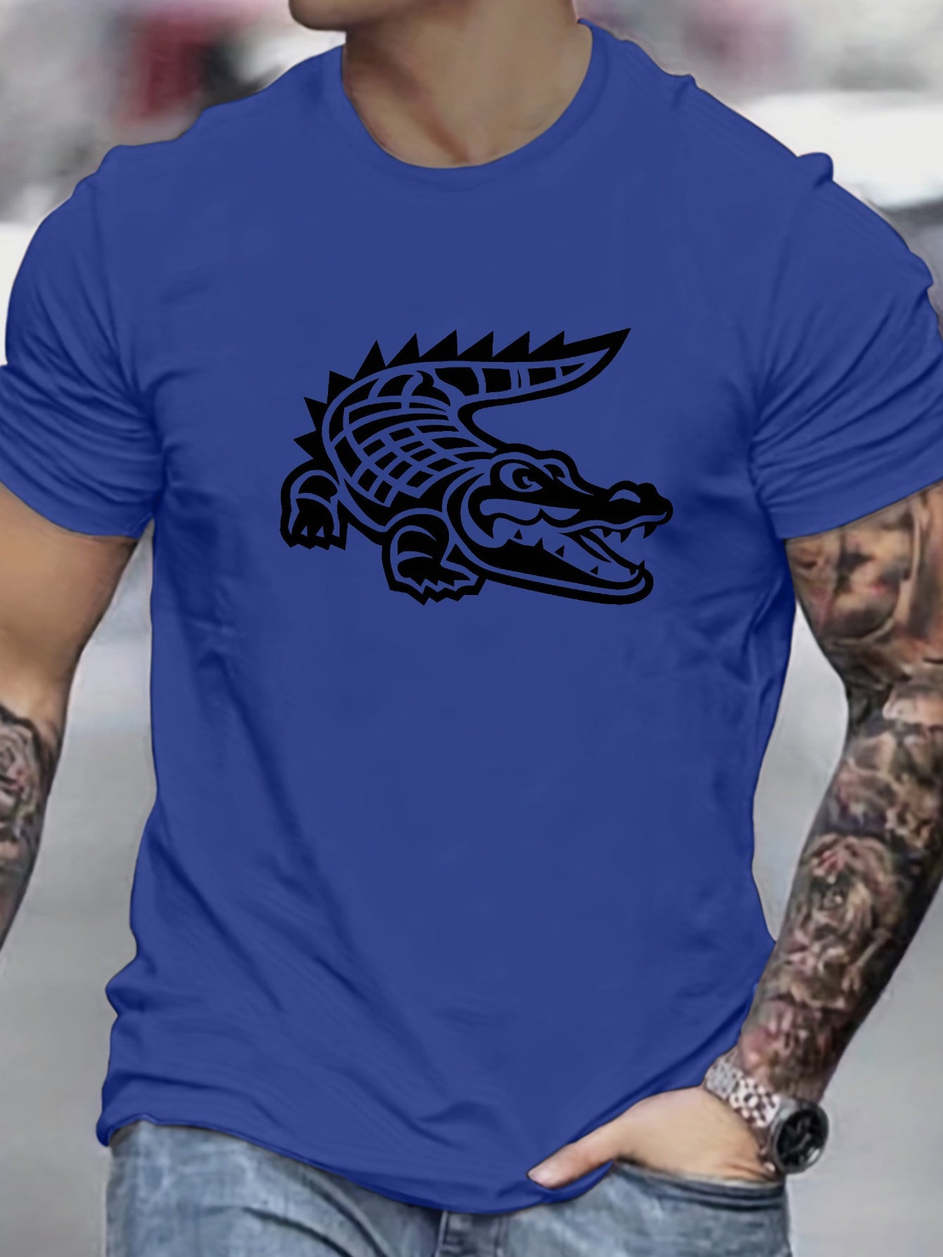 Tribal Crocodile Cool Tee 🐊