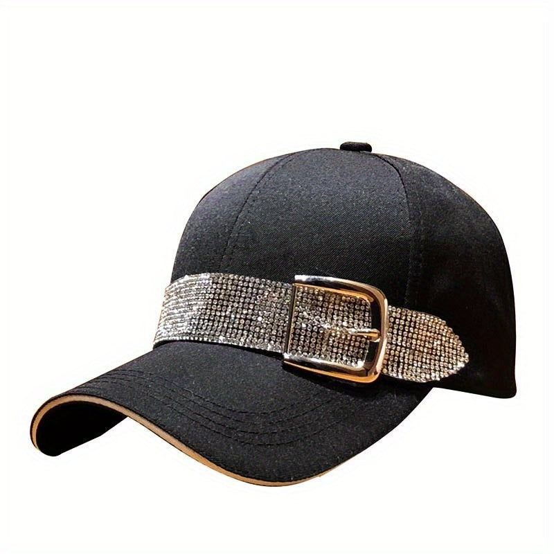 ✨ Elegant Rhinestone Baseball Cap for Women 🧢