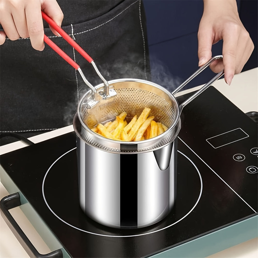 3-Piece Stainless Steel Fryer Set