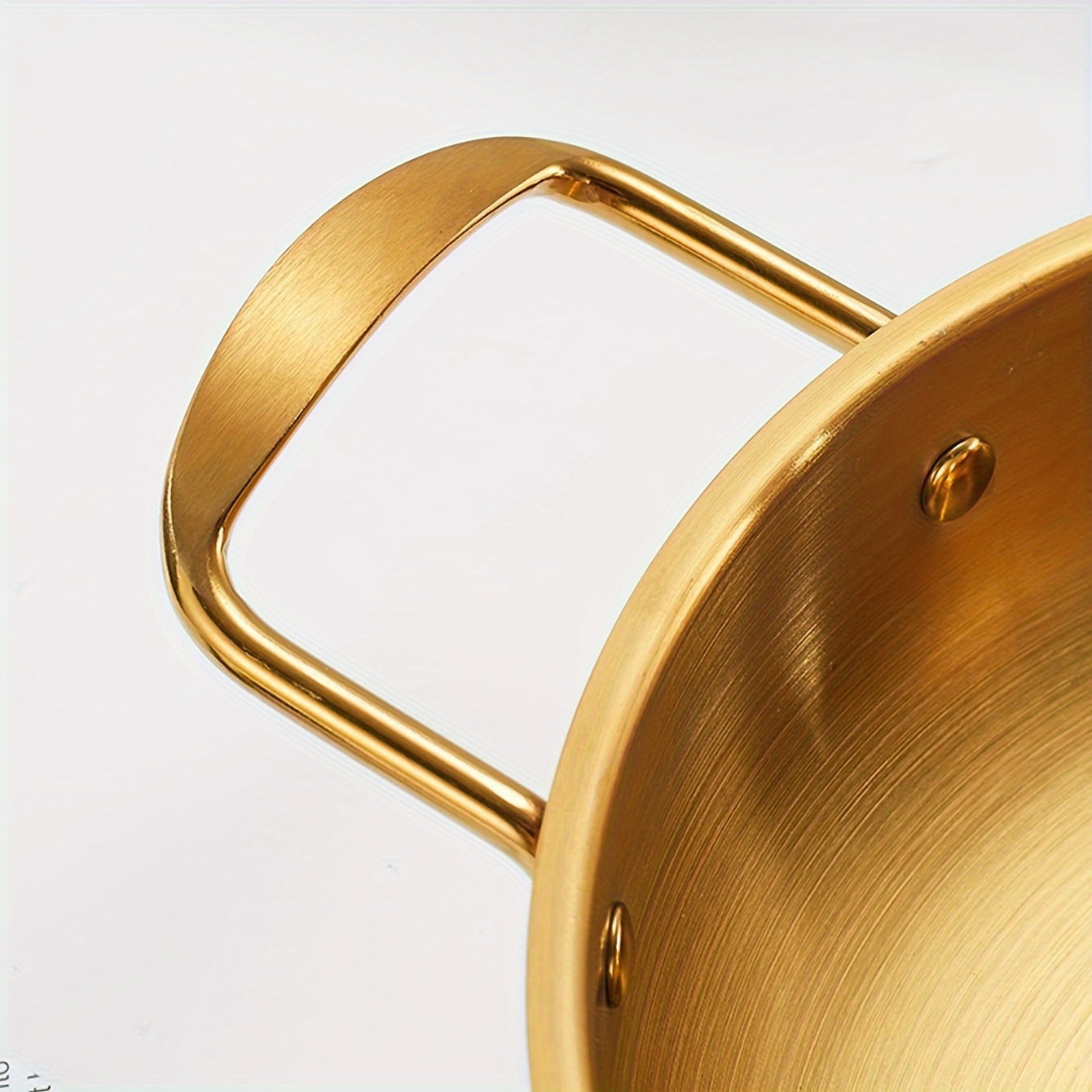 Gleaming Gold Stainless Steel Wok Set 🍜✨