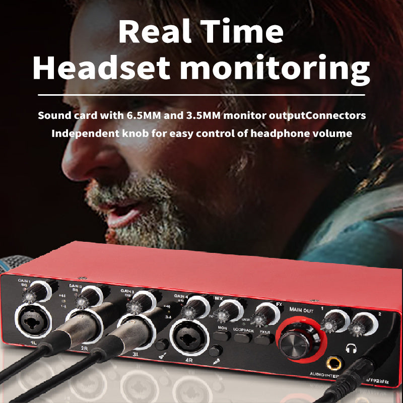 🎛️ Tynan 4-Channel USB Audio Interface - Professional Recording Quality