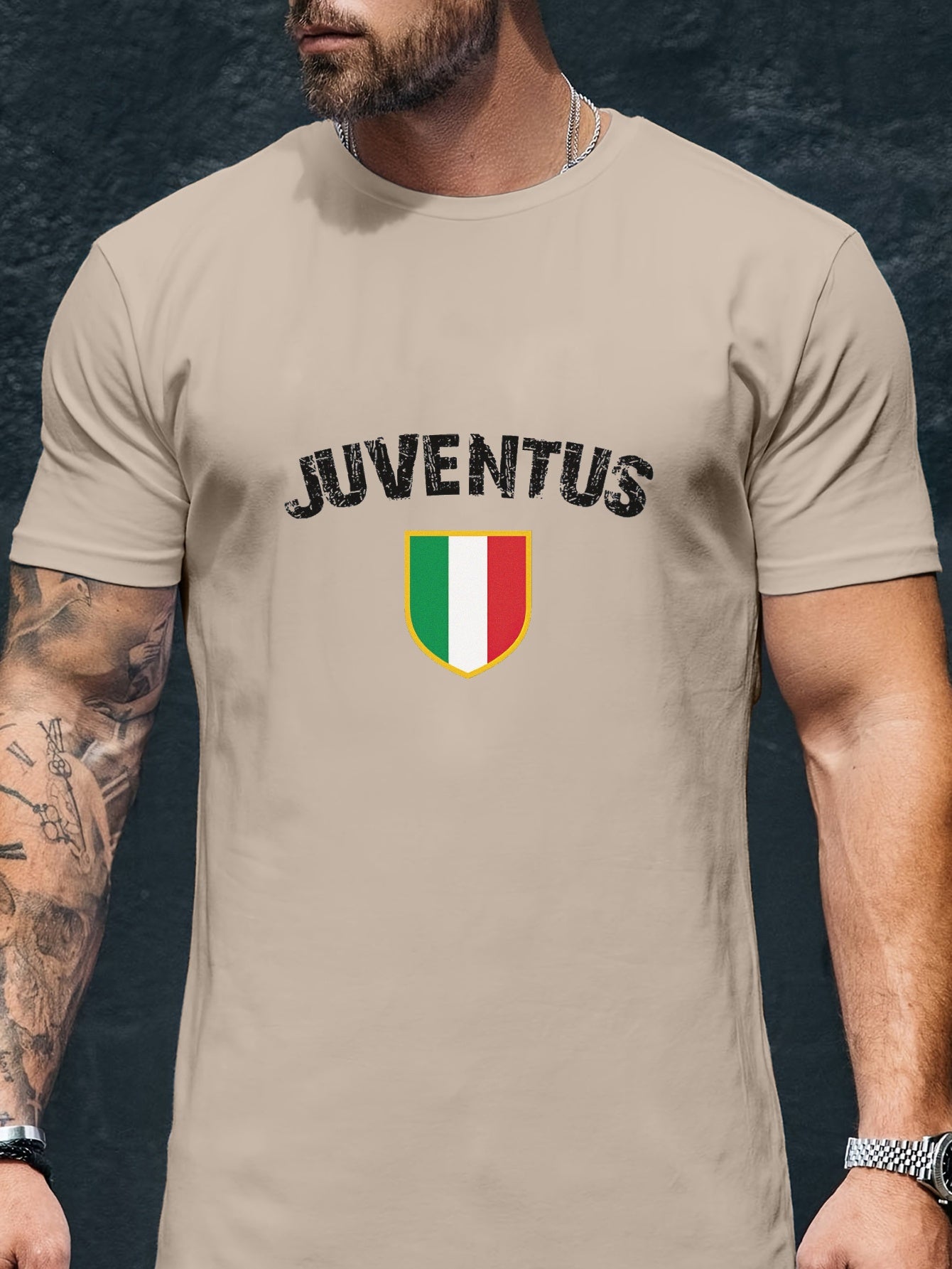 Juventus Italia Flag Tee 🇮🇹⚽