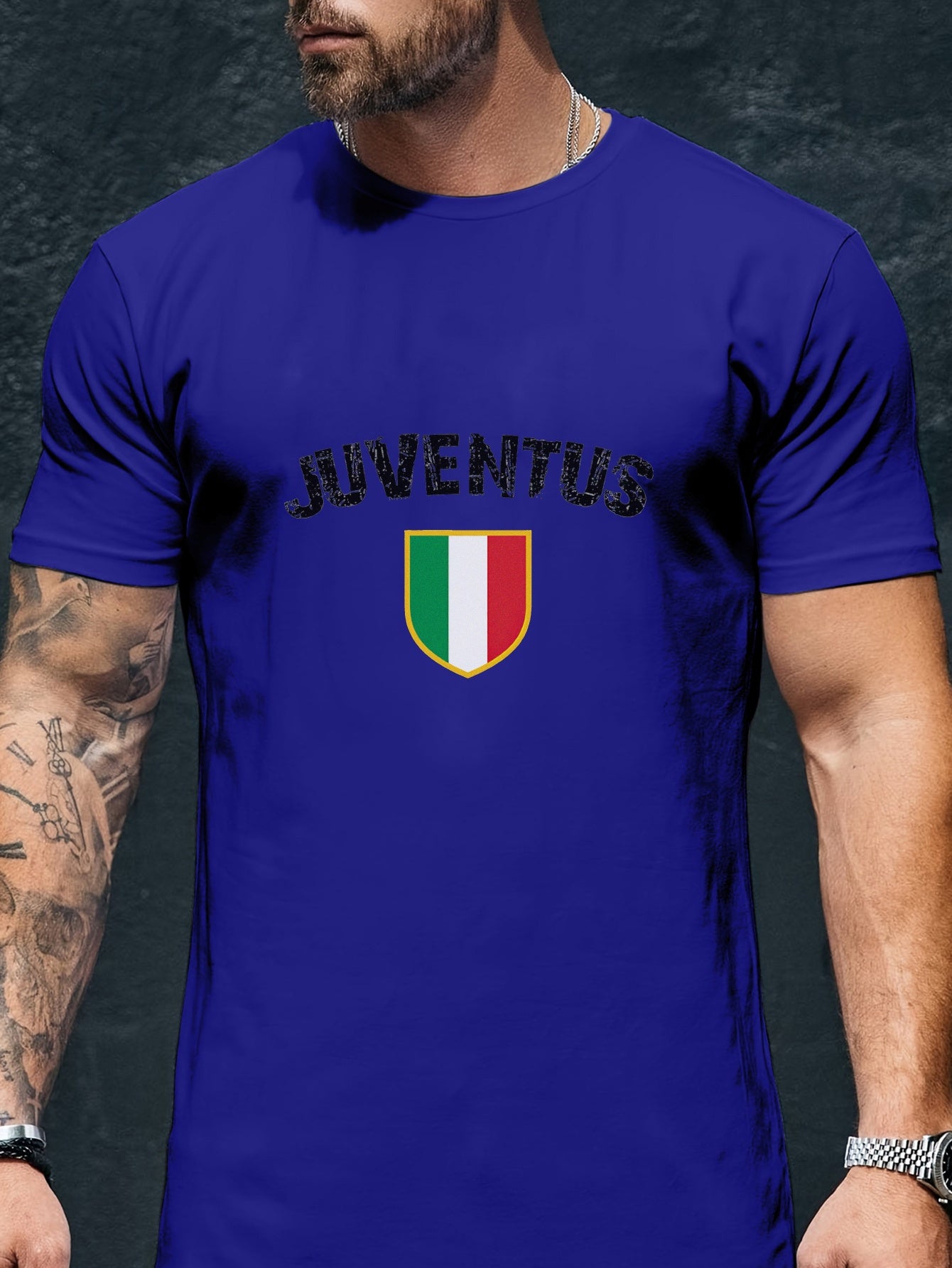 Juventus Italia Flag Tee 🇮🇹⚽