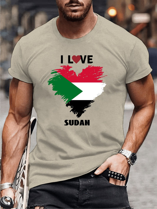 Sudan Banner Graphic Tee for Men