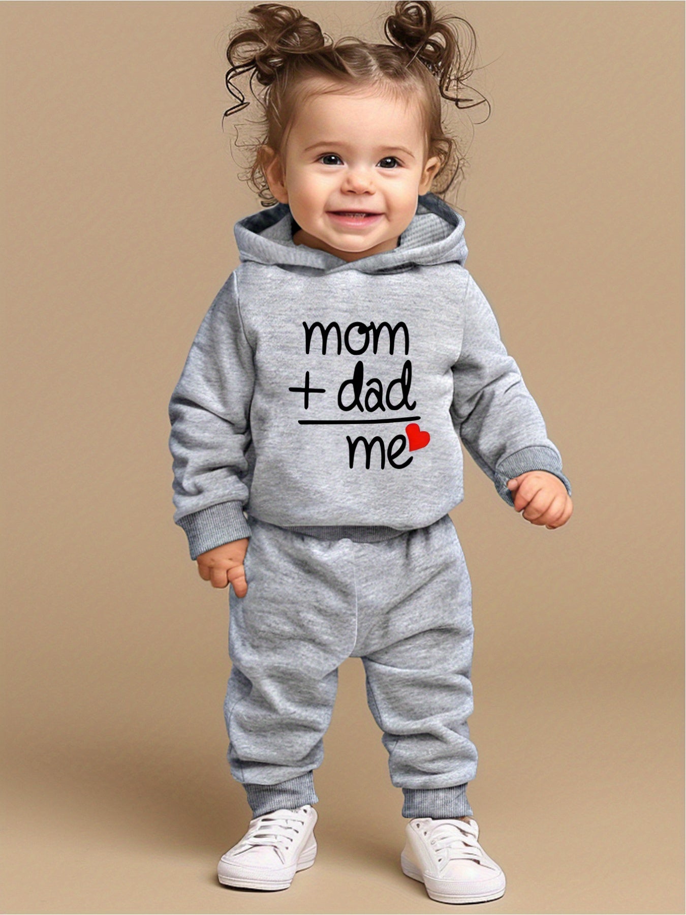 💕 Mommy & Me Cartoon Love Sweatshirt Set 👶