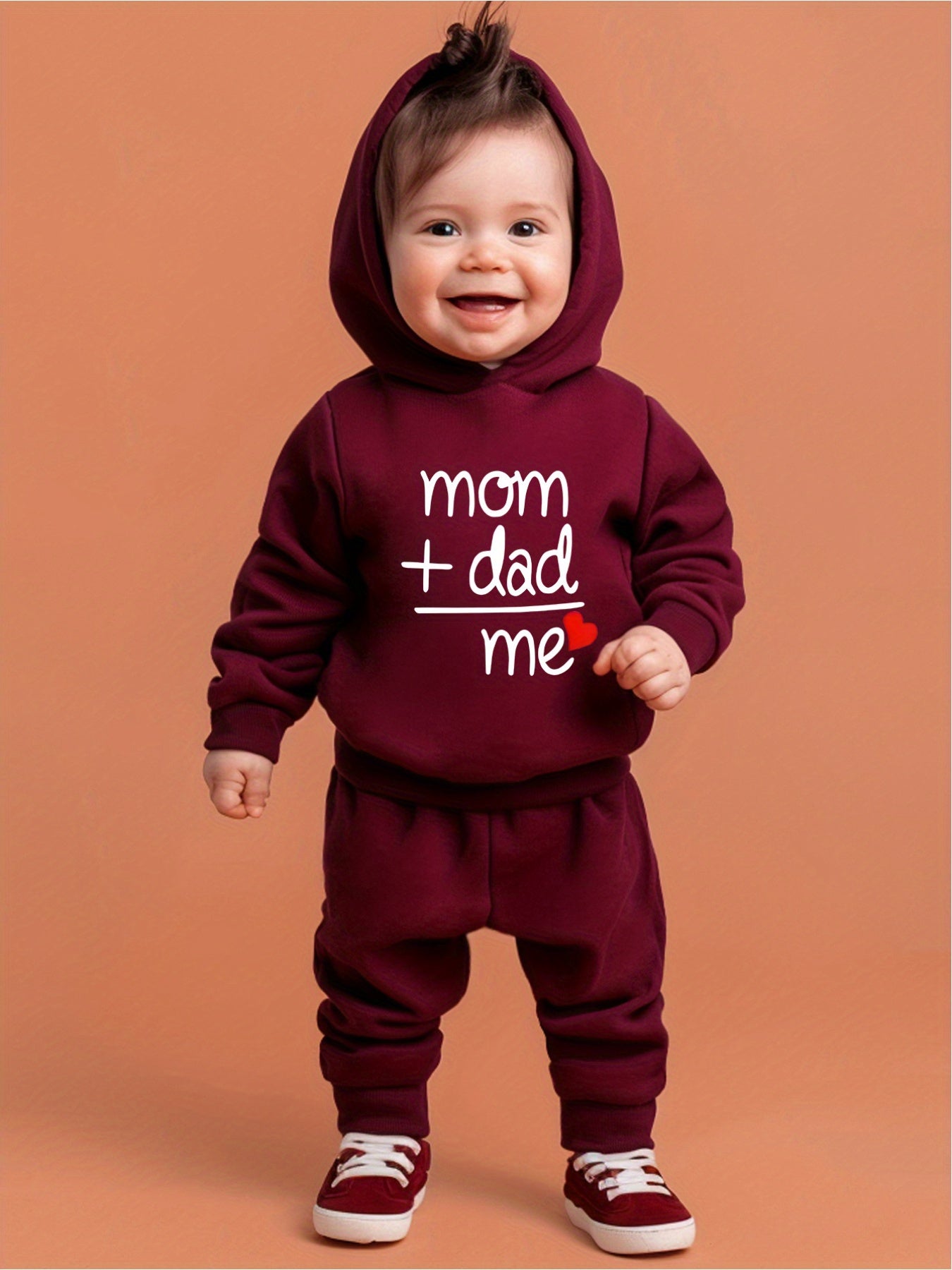 💕 Mommy & Me Cartoon Love Sweatshirt Set 👶