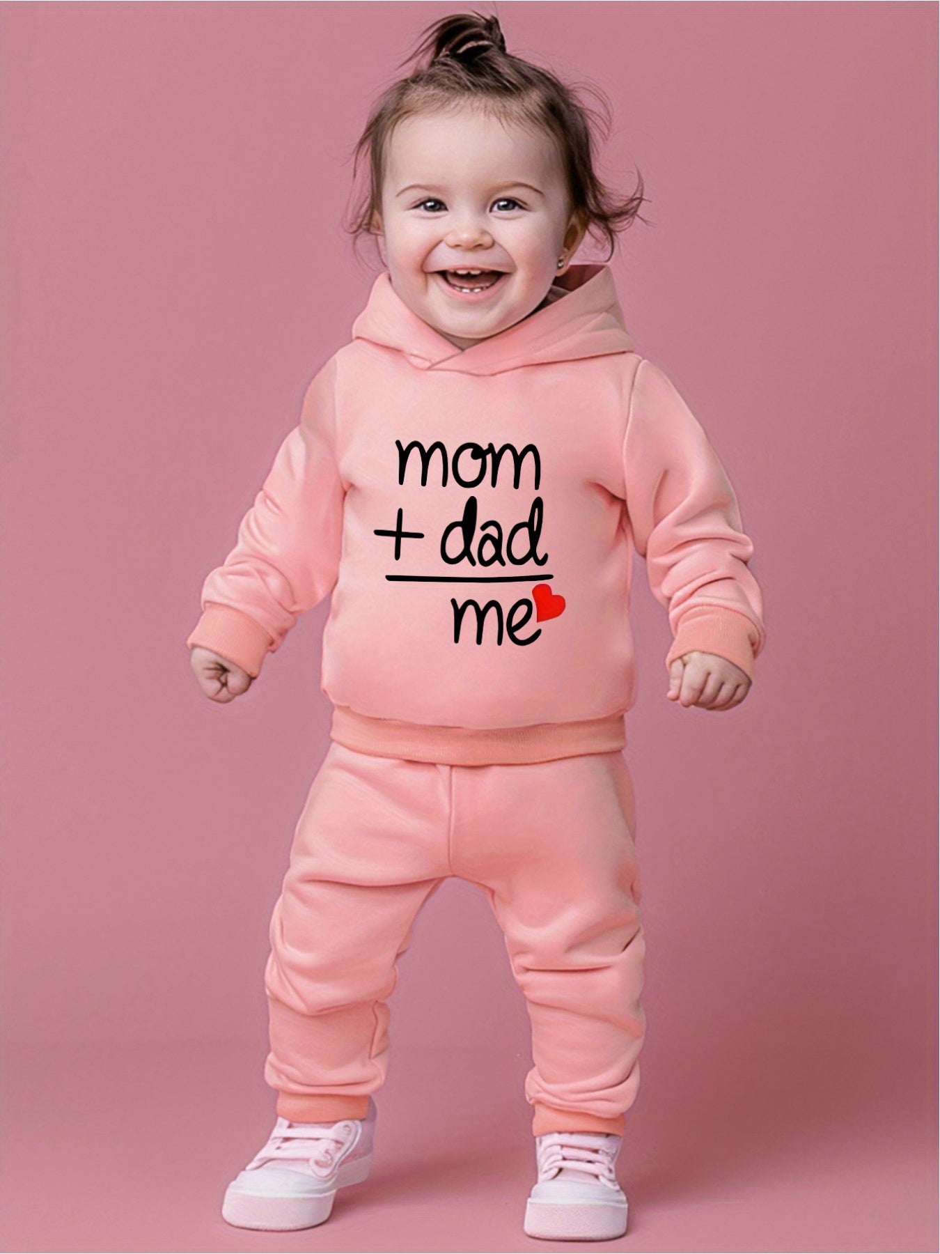 💕 Mommy & Me Cartoon Love Sweatshirt Set 👶