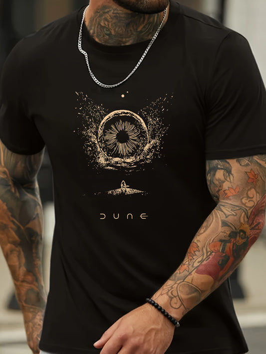 ☀️ Men's Casual Cotton T-Shirt - Unique Graphic Design