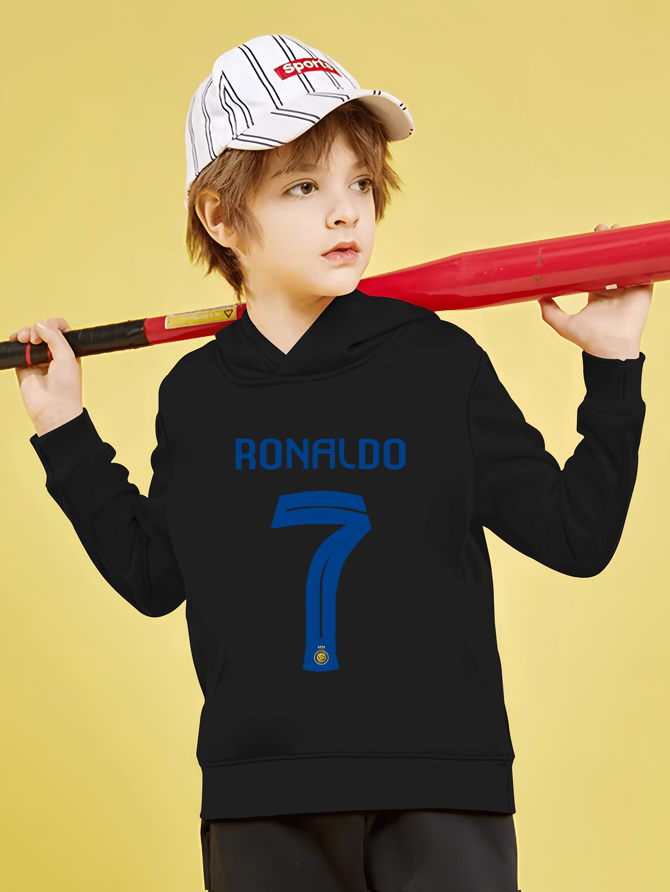 🍂 Autumn Winter Boy's Casual Hoodie with Number 7 Print 🧥