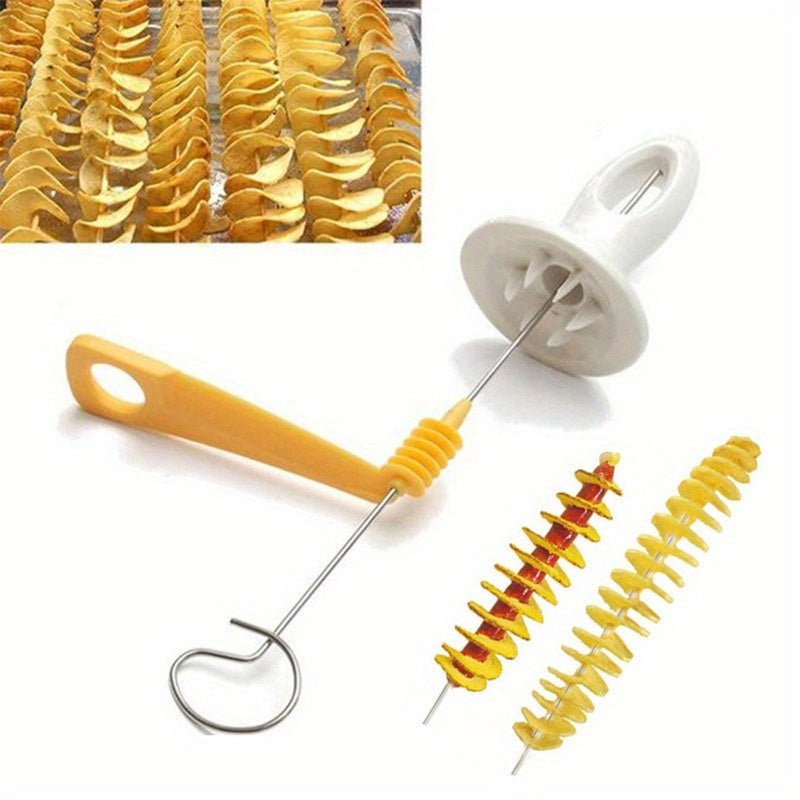 Twist & Slice Spiral Potato Slicer Set 🍟🔪