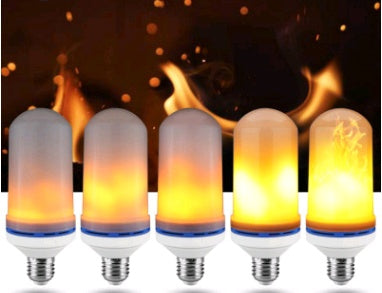 Flame Glow LED Bulb: Simulation Flame Light with Three Gear Adjustment for Ambiance Enhancement