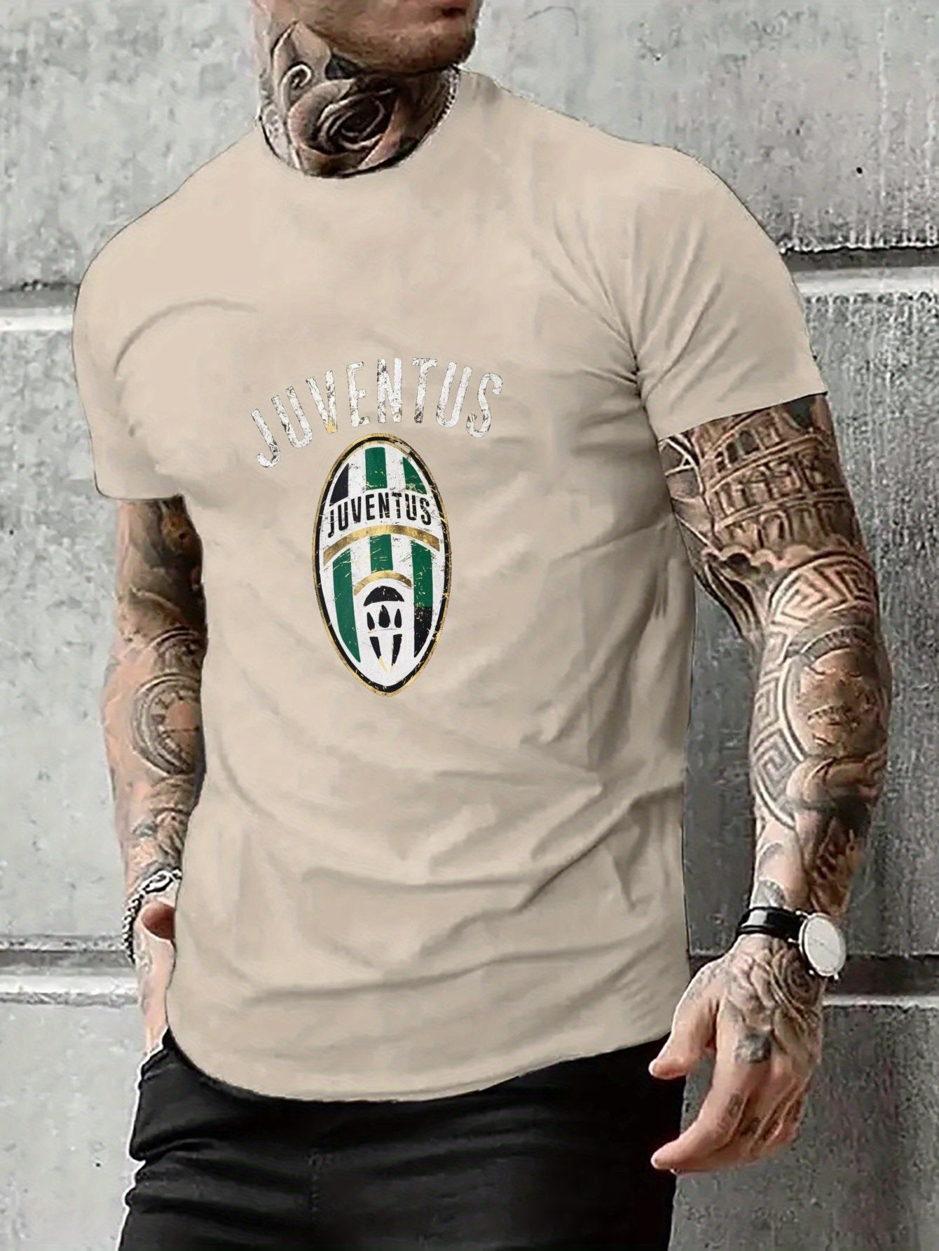 Juventus Pride Plus Size Graphic Tee for Men ⚽👕