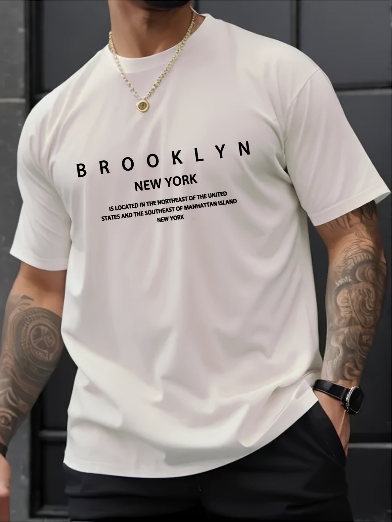 🗽 Brooklyn New York Graphic Men's T-Shirt