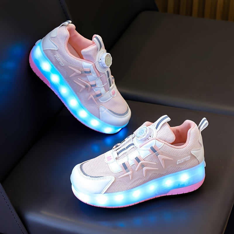 Trendy Light-Up Roller Skateboard Shoes 🔥🛹