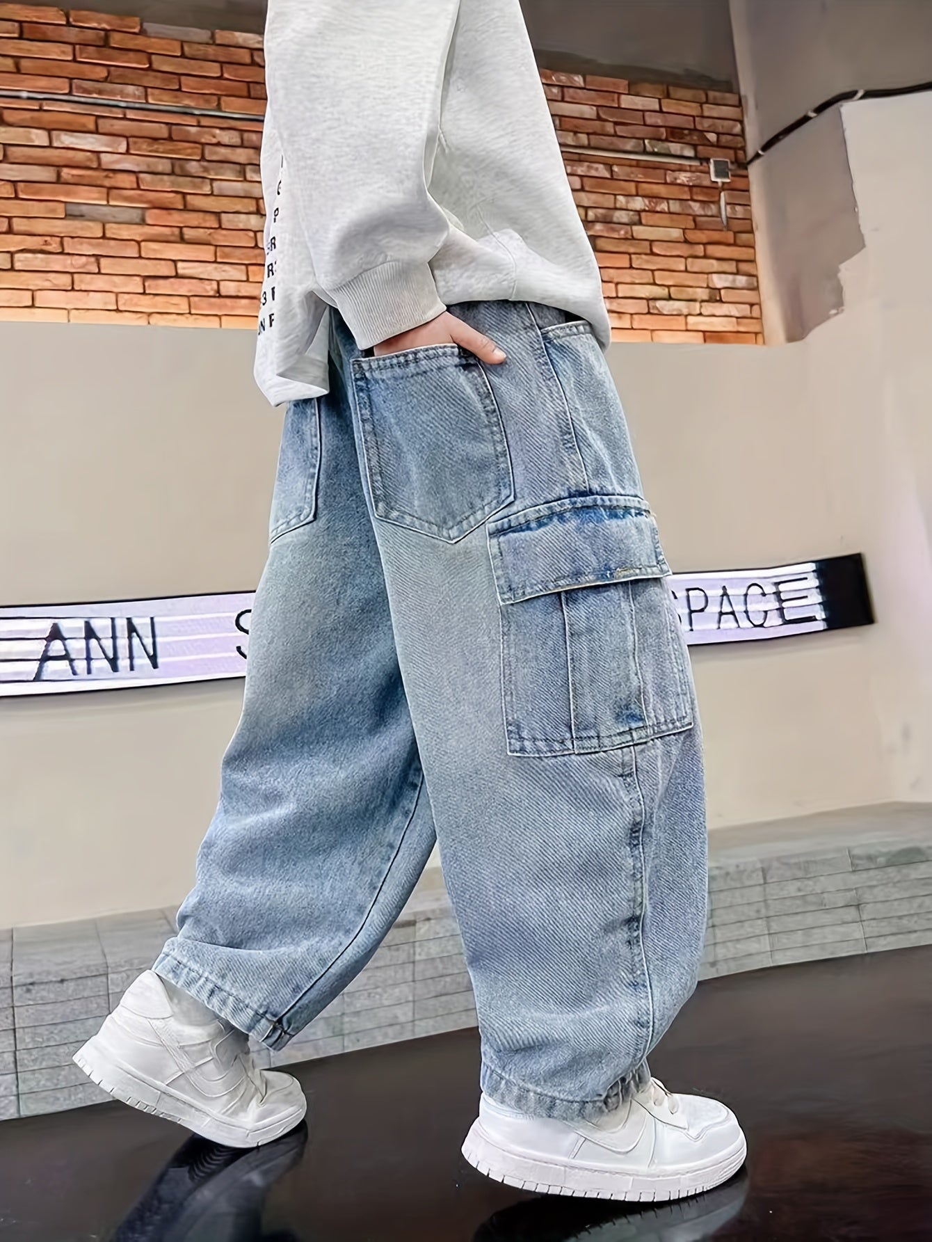 🩳 Trendy Baggy Cargo Pants for Boys 🌟