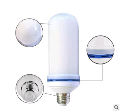 Flame Glow LED Bulb: Simulation Flame Light with Three Gear Adjustment for Ambiance Enhancement