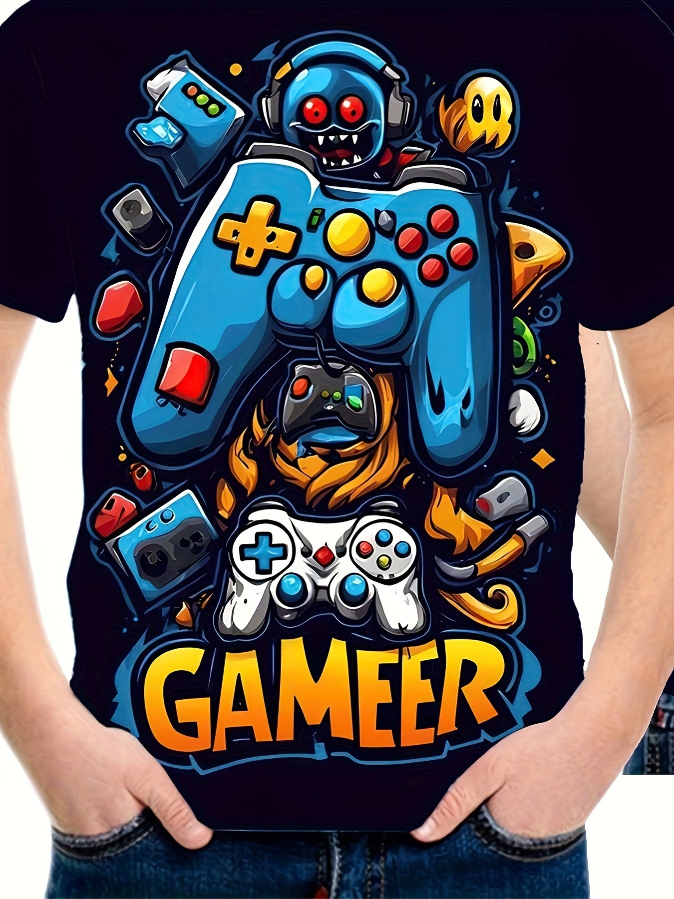 🎮 Game Console 3D Print T-Shirt 🎮