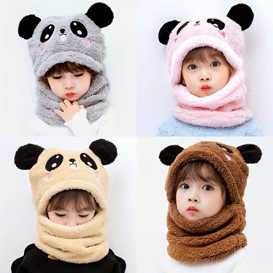 🧤 Cute Thickened Plush Baby Ear Protection Hat for Girls – Cozy Autumn & Winter Essential ❄️