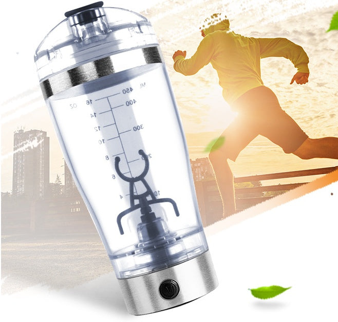 Power Mix USB Electric Protein Shake Blender: Sports and Fitness Charging Shaker Cup