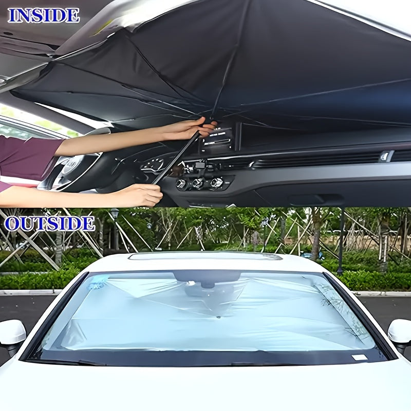 Sun Guard Portable Foldable Car Windshield Sunshade