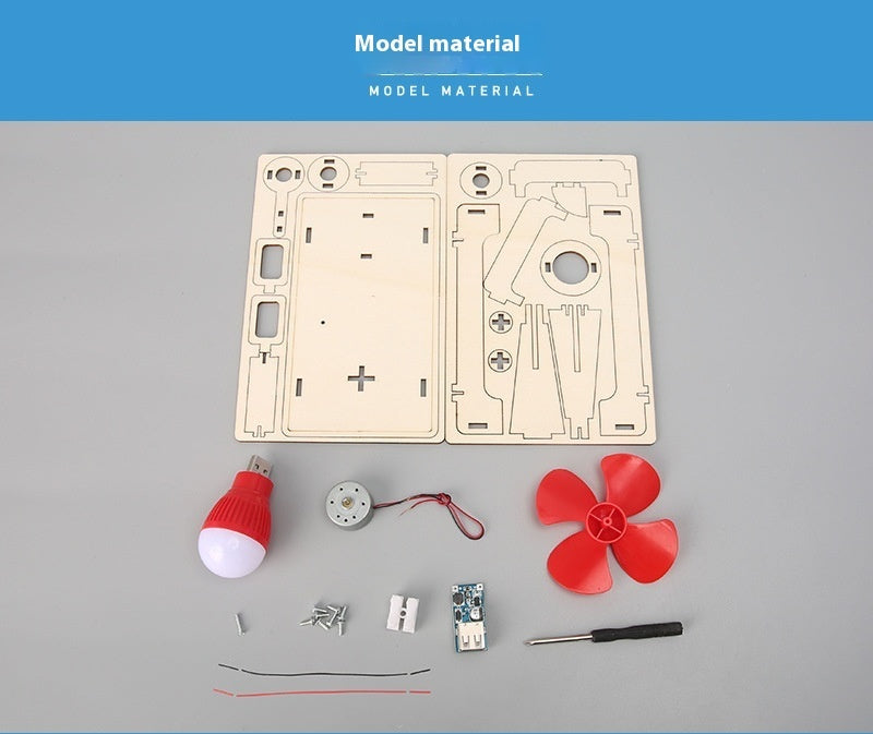 Scientific Experiment Wind Generator Manual Diy Material Package