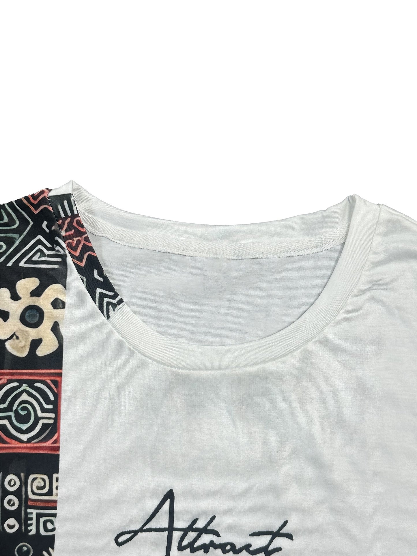 Tribal Print Plus Size Casual Tank Top for Men 🌞✌️