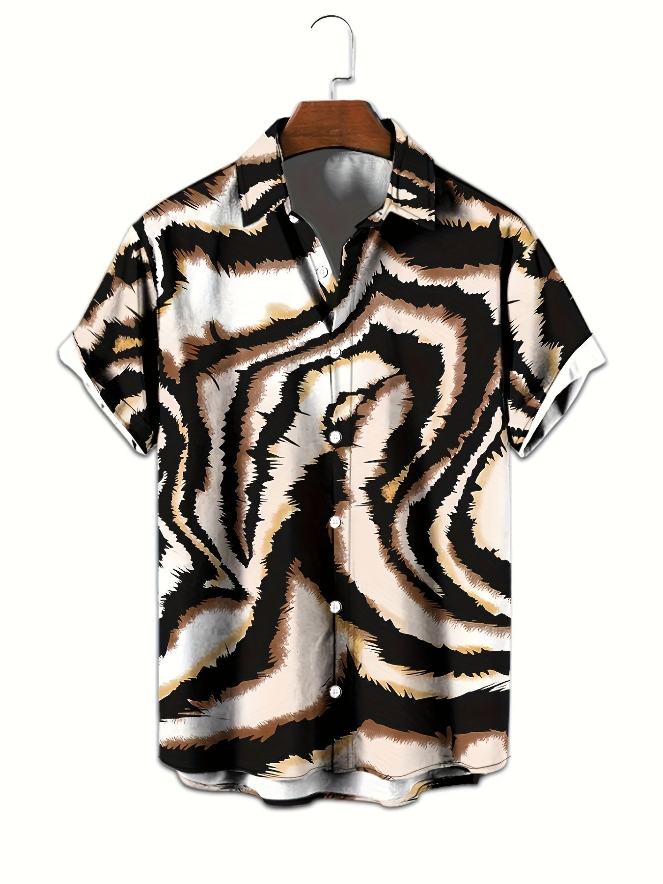 🐆 "Wild Style" Animal Print Button-Down Shirt 🐅