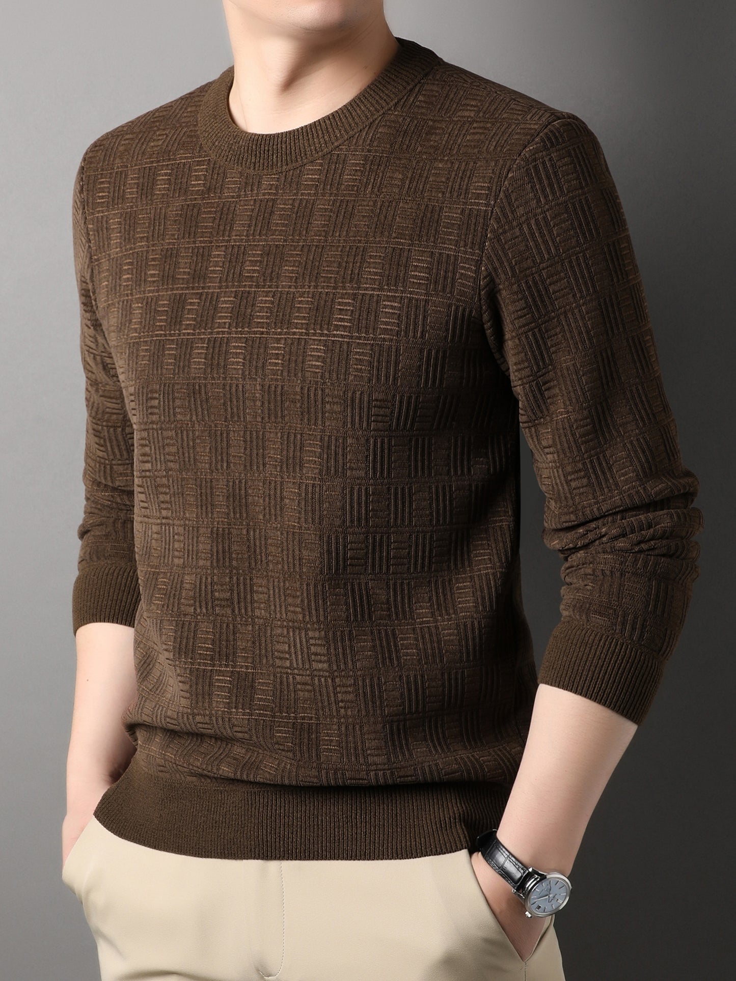 ❄️ Winter Men's Casual Thick Base Sweater 🧥