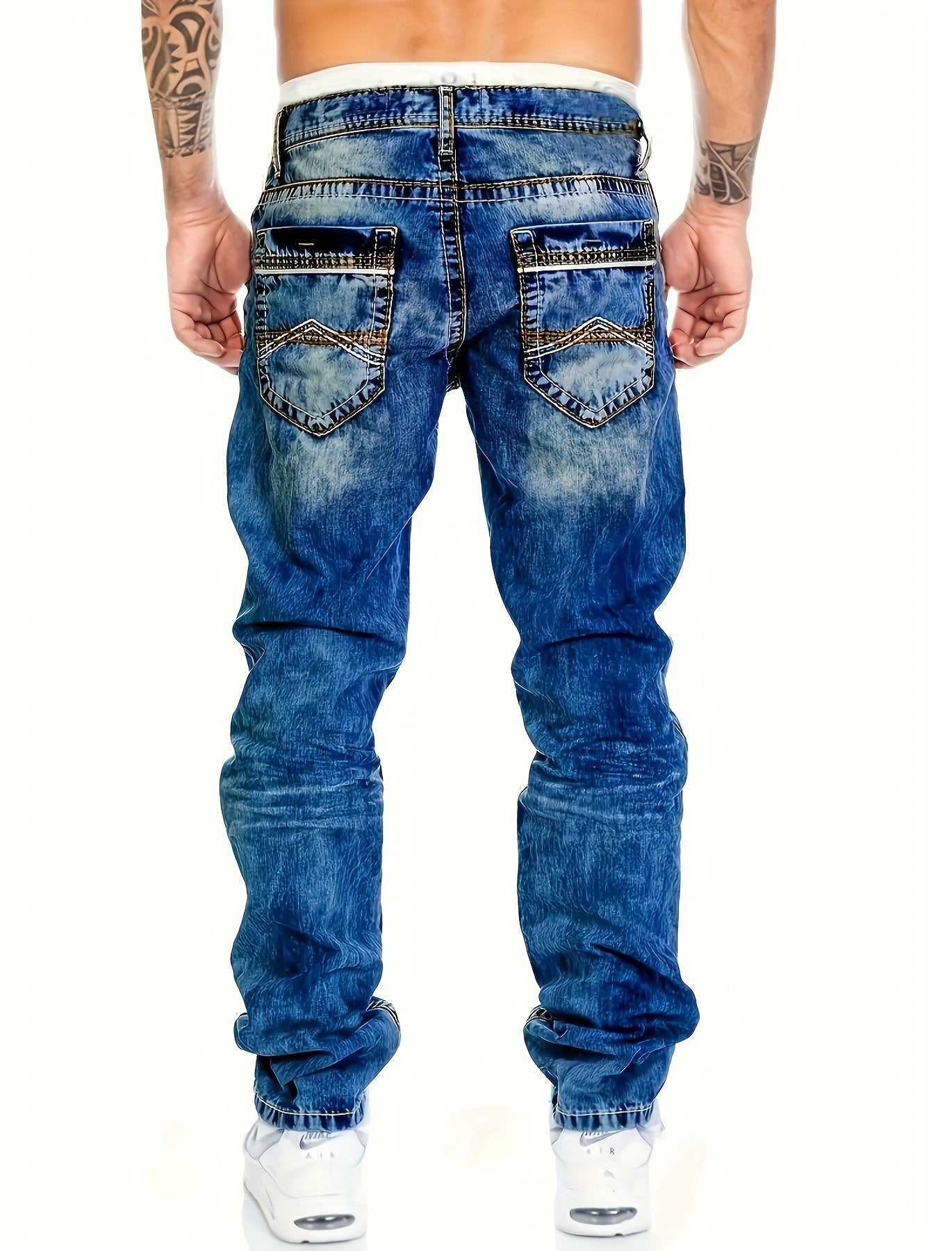 Men's Slim Fit Hip-Hop Jeans 🎶👖