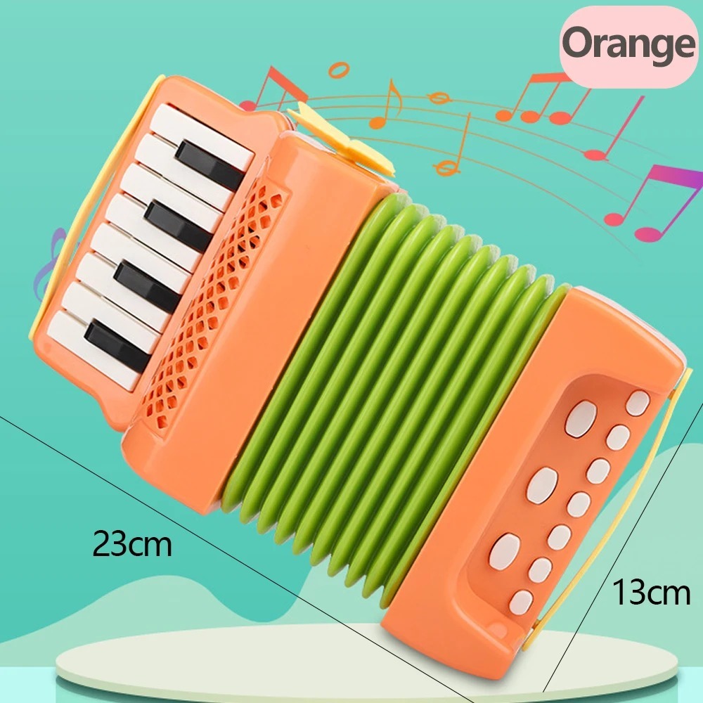 Children's Cartoon Music Accordion Grip Button Musical Instrument