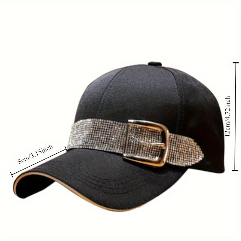 ✨ Elegant Rhinestone Baseball Cap for Women 🧢