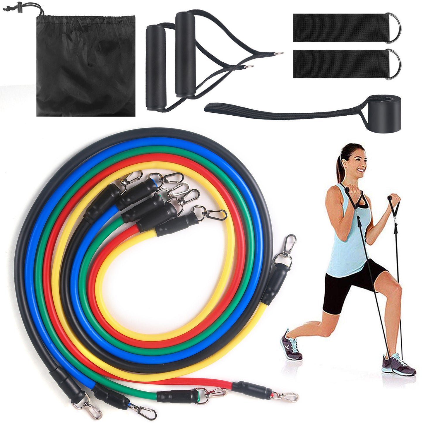 Flex Fit Rally Resistance Band: Elastic Rope for Effective Fitness Training