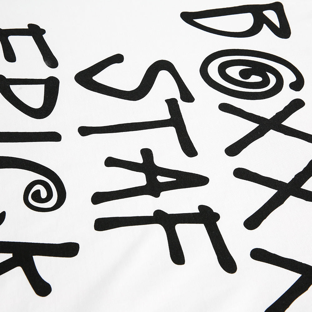 Graffiti Letter T-shirt For Men And Women