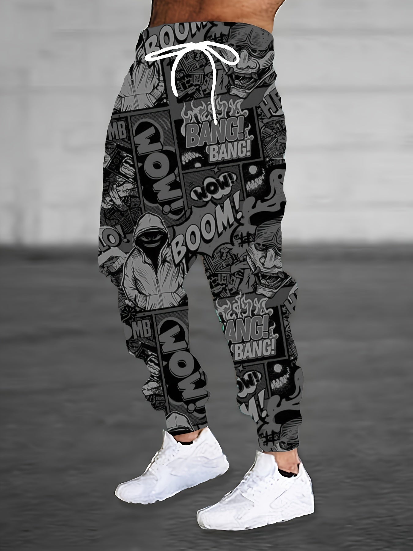 Comic Hooded Graphic Sweatpants