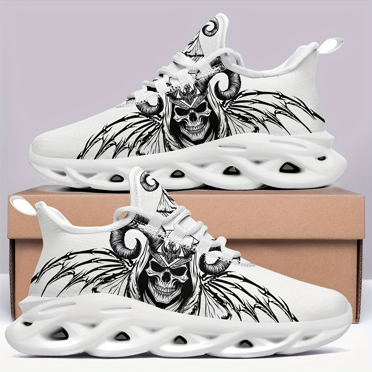 Punk Blade Skull Sneakers 💀🖤