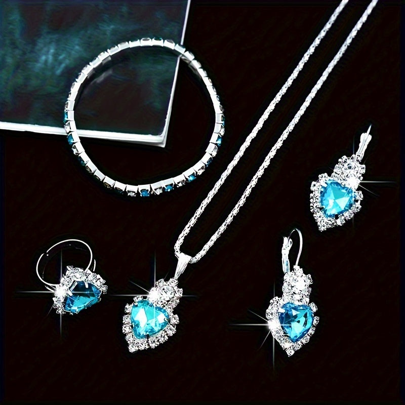 Heartfelt Elegance Jewelry Set 💙✨