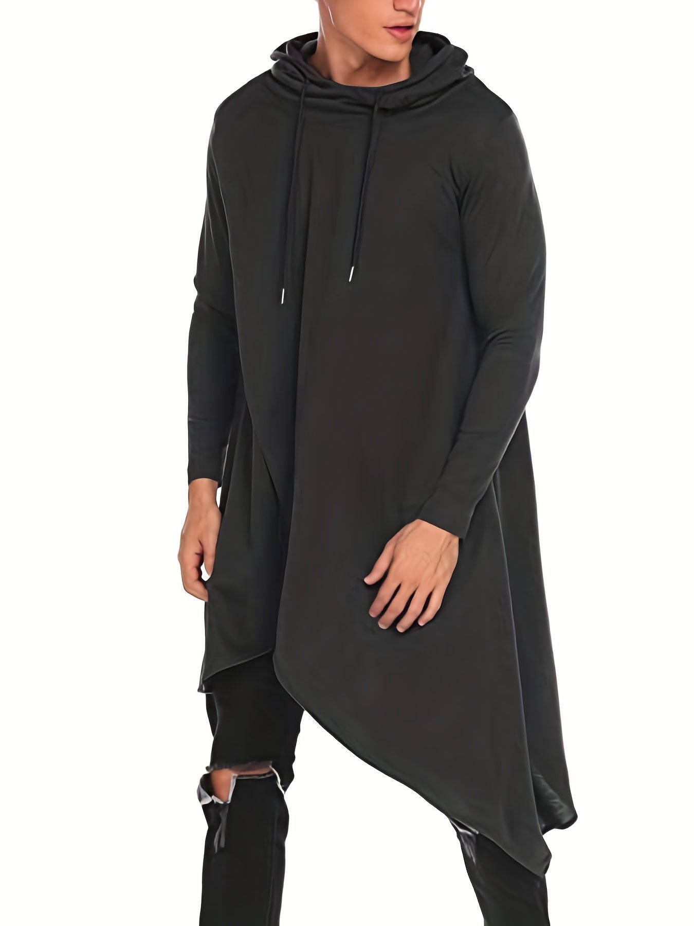 Asymmetric Cool Poncho Hoodie 🌧️🧥