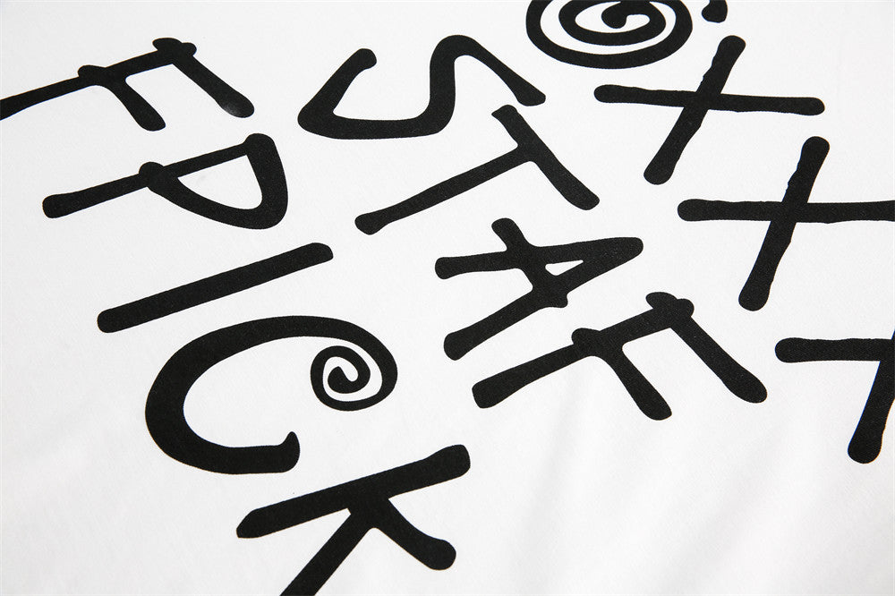 Graffiti Letter T-shirt For Men And Women