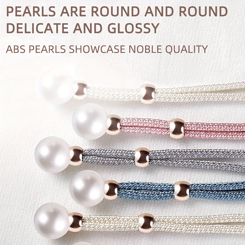 Pearl Elegance French Curtain Tiebacks 🌟💎