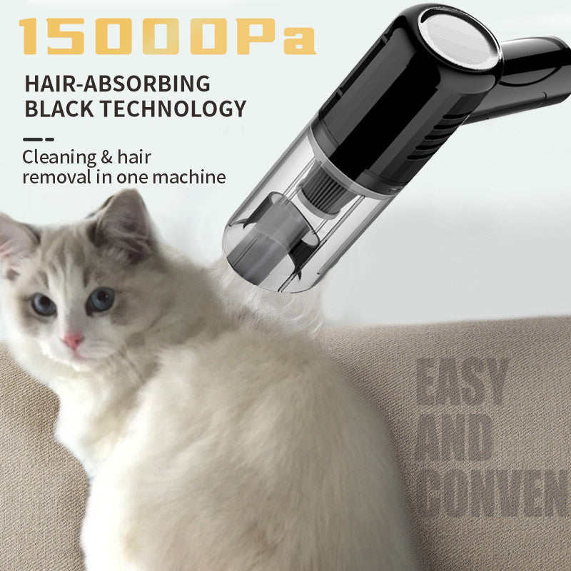 Dogs And Cats Pet Hair Suction Dry And Wet Dual-use Car Handheld Small Vacuum Cleaner Pet Hair Removal Supplies