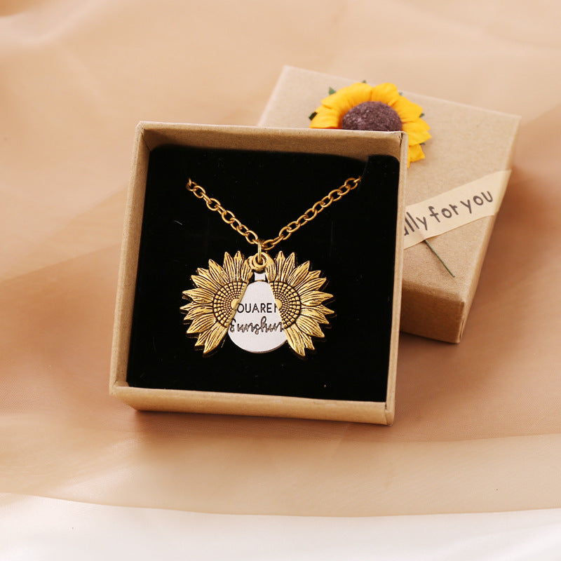 Sunflower Sunshine Necklace: Symbol of Love and Happiness