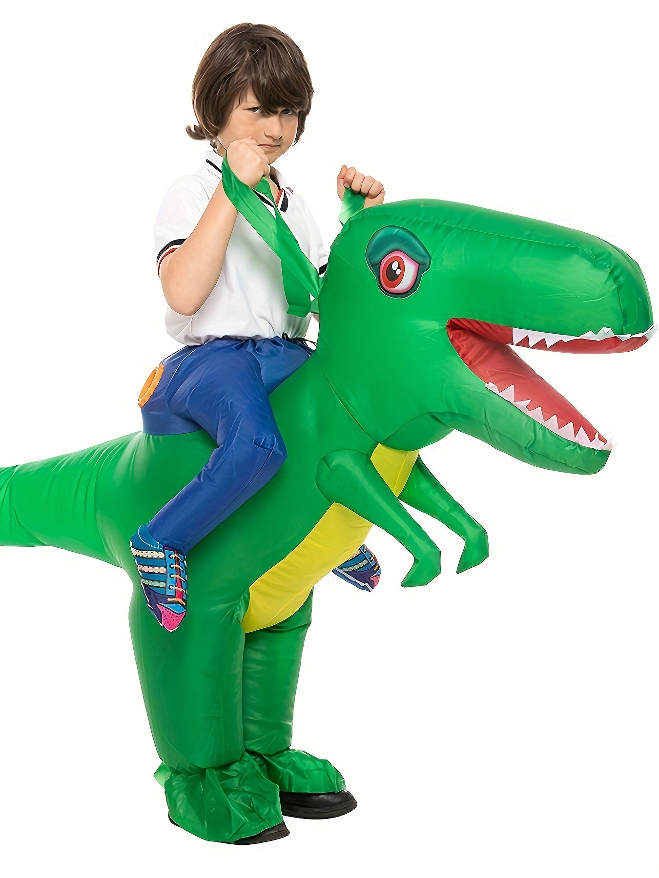 🎉 Boys' Inflatable Dinosaur Costume