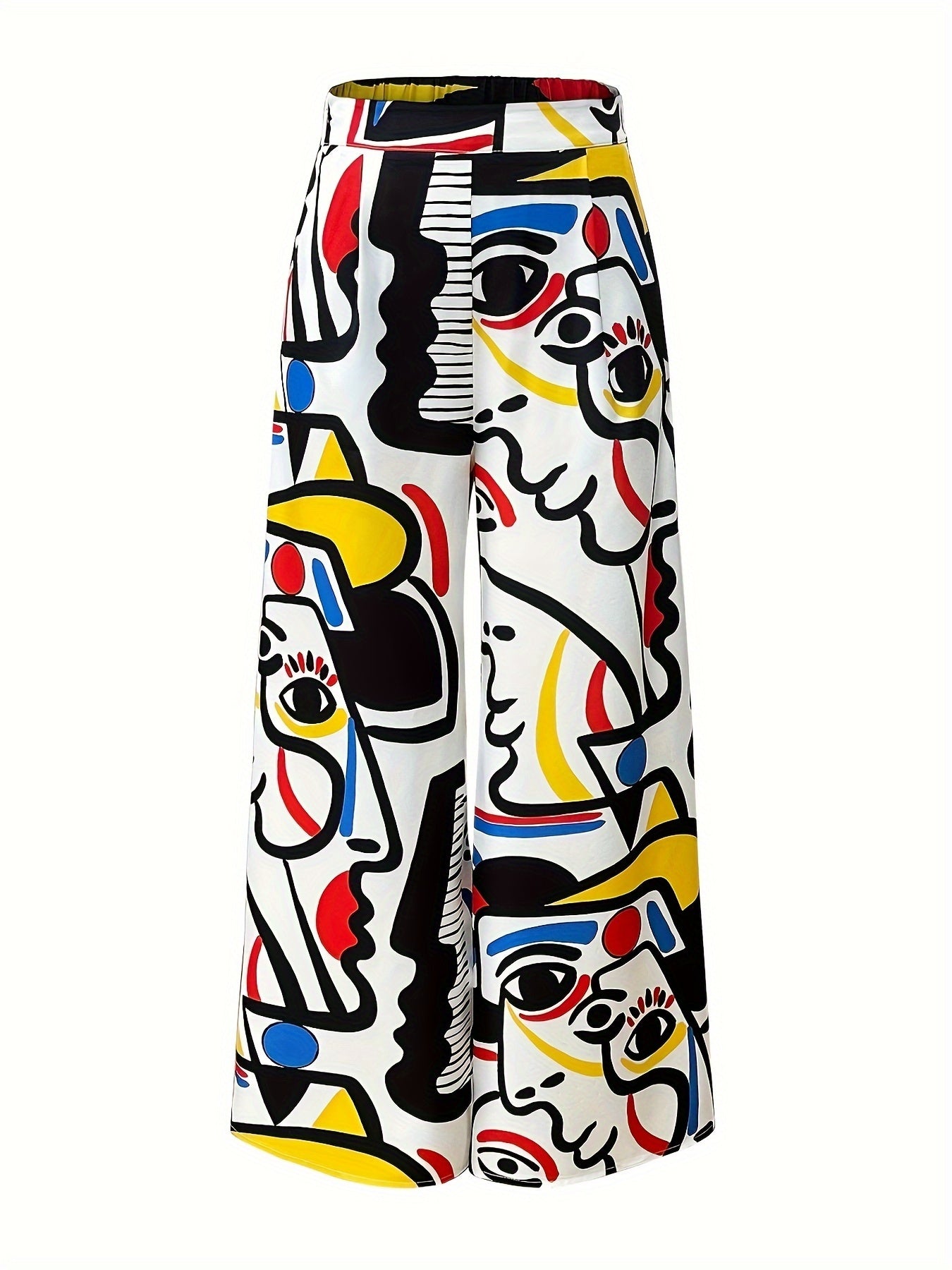 Urban Graffiti Wide Leg Pants