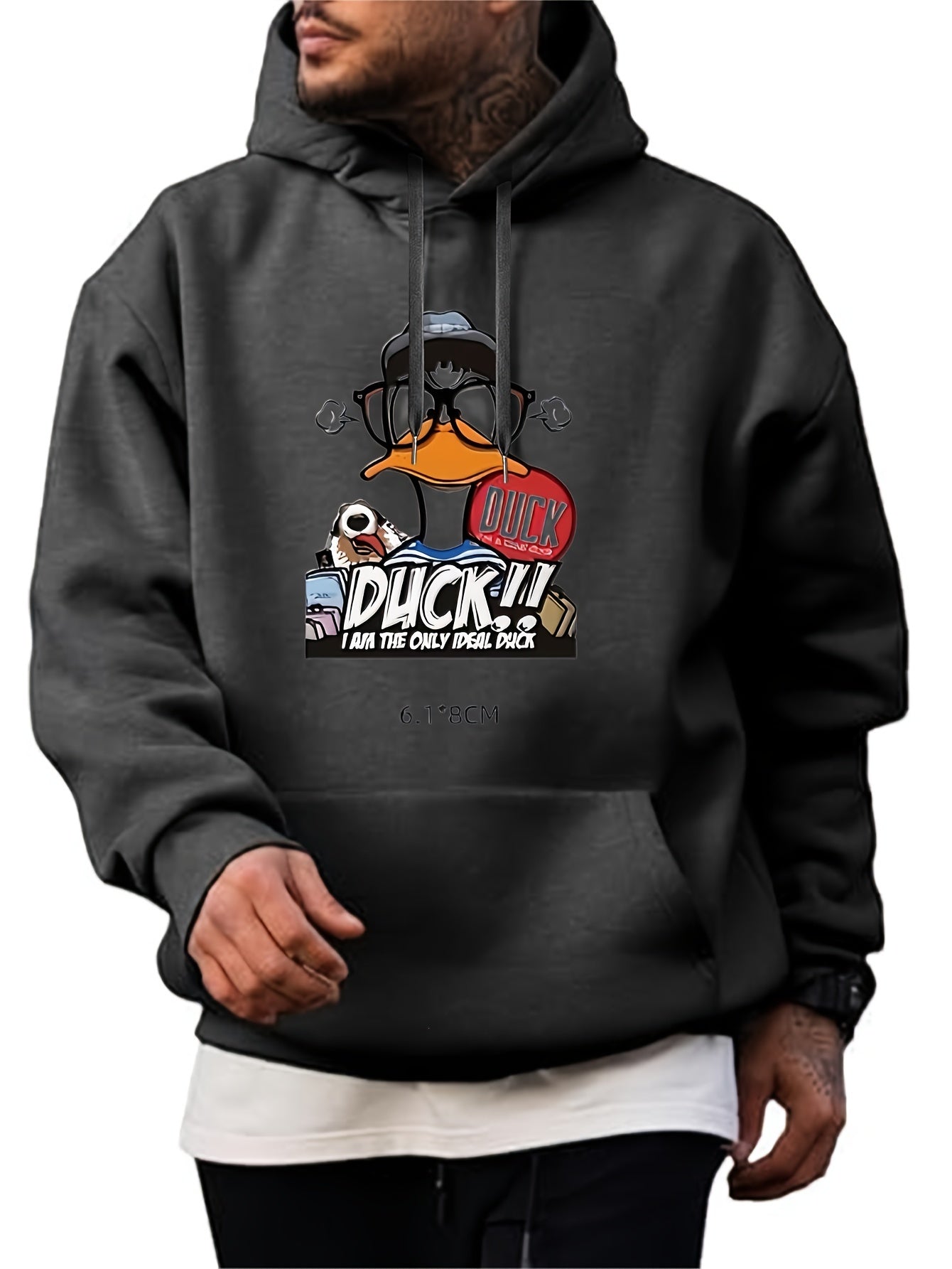 Cartoon Chill Hooded Sweatshirt