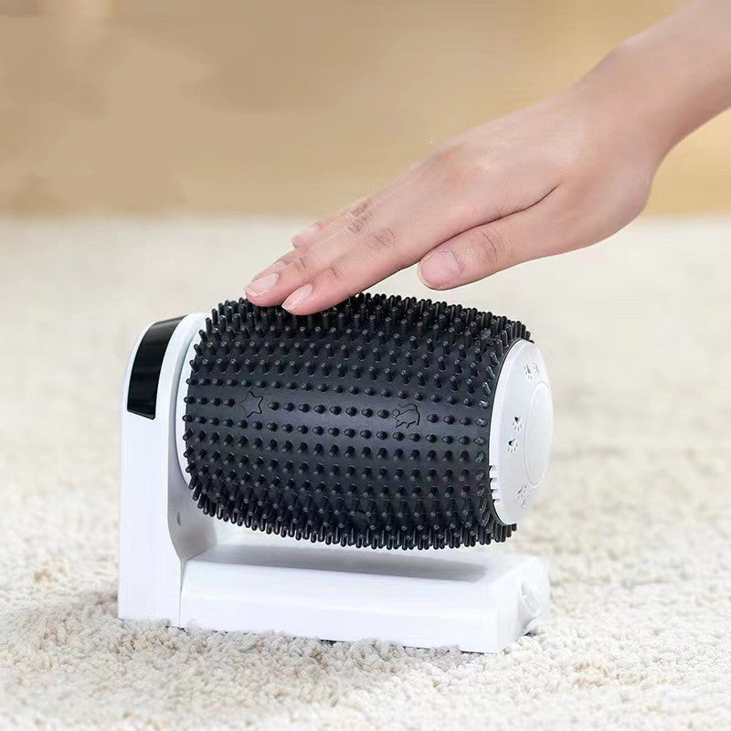 Perfects Groom Automatic Cat Self-Groomer: Wall Corner Brush and Scratcher